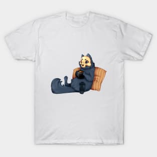 Skull Cat's Coffee T-Shirt